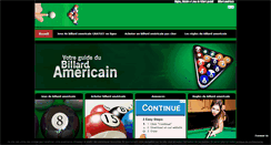 Desktop Screenshot of billard-americain.net